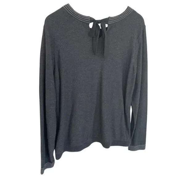 Banana Republic Dark Gray Sweater - XL - Picture 2 of 4